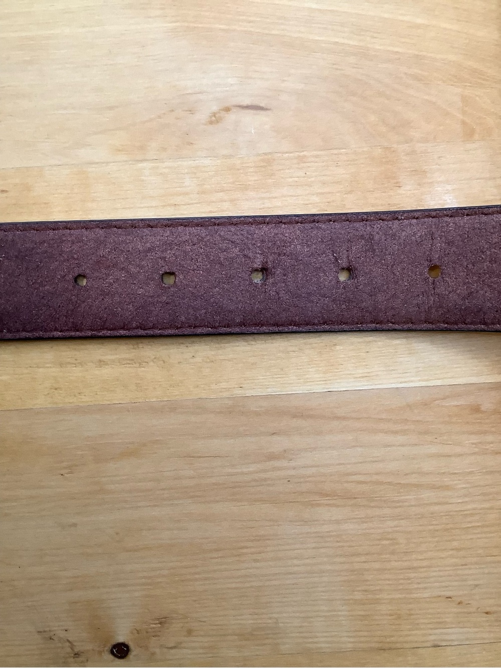 VINTAGE Italian Style Tan Croc Embossed Faux Leather Dress Belt 38 - Picture 9 of 9